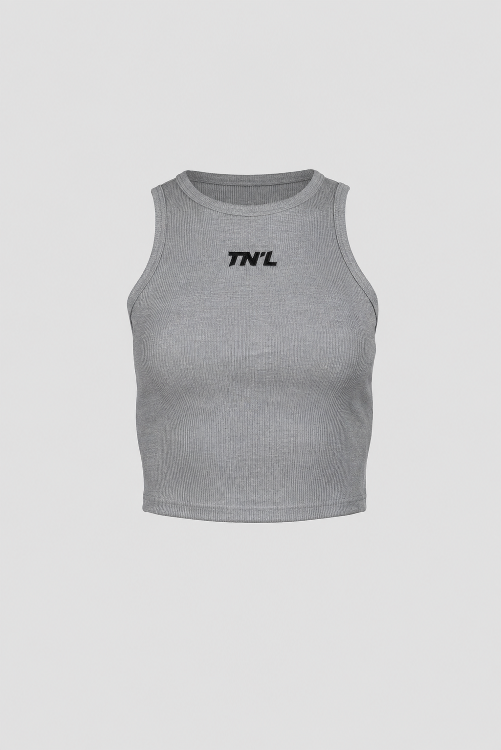 TN'L GREY CROP TANK — THE ONE W by KINGDOM OF HATS, Bukavu . Kinshasa . Kolwezi . Lubumbashi . Goma. Nairobi. Kigali